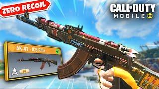 NO RECOIL Loadouts For The FREE AK47 Legendary ICB Rifle | COD Mobile | BEST AK47 BR Gunsmith Builds