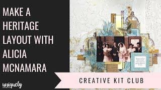 Bonus Tutorial by Alicia McNamara - Heritage Scrapbooking