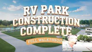 Complete! RV Park Construction and Investing Update 50 RV Site Full Walkthrough - Full Update