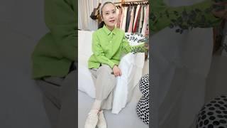 화니의 단정하고 화사한 리넨 셔츠