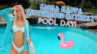 SORORITY GIRLS POOL DAY! | Sigma Kappa Sisterhood Retreat | The University of Alabama