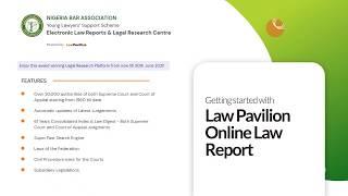 LawPavilion Online Law Report Basic Tutorial