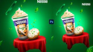 How to Manipulation the nestlé product | Photoshop