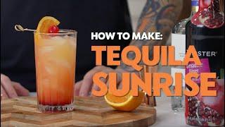 The Tequila Sunrise Cocktail Recipe | Step by Step Guide