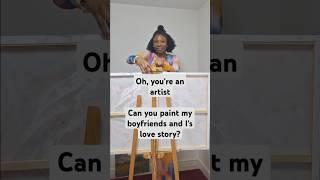 Not your average comission #artshorts #abstractart #lovestory #lovers #artshorts #art
