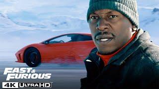 The Fate of the Furious | Intense Chase Leads to Roman's Lamborghini Sinking