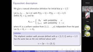 Moments of the super diffusive elephant random walk with general step distribution.