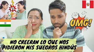 MIS SUEGROS HINDÚS HABLARON SERIAMENTE CON NOSOTROS  ~ sopa instantánea de Perú o India?