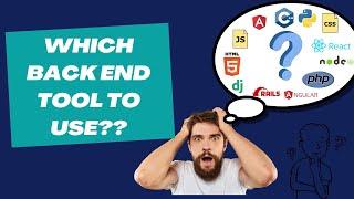 Tools and Technologies for Back-End Web Development. Which back end tool is the best? Node.JS