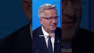 Komorowski: prezydent Duda zachował się, jakby chciał napluć do szampana #polityka #polska #shorts