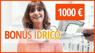 BONUS IDRICO -  1000 EURO