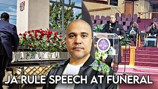 Ja Rule Full Heartfelt Speech at Irv Gotti Funeral service