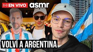 ASMR español en vivo STORYTIME: VOLVÍ ARGENTINA