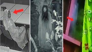 HORROR BANGET... 8 REKAMAN MENYERAMKAN PENAMPAKAN HANTU TERJELAS DAN PALING MENGERIKAN