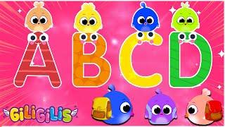 Phonics Song | ABCD Alphabets Songs For Kids | Nursery Rhymes By Giligilis | Popular Children Song