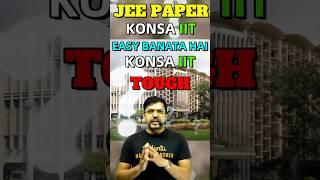 Easy & Tough JEE Papers by IITs #shorts #jee2024 #jeemains #jeepreparation #jeeadvanced #iitjee