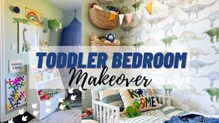 TODDLER BEDROOM MAKEOVER | Toddler Room Tour | Boys Room Before & After