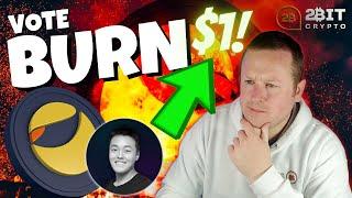 TERRA LUNA Just burn the tokens ! VOTE BURN $1.3 Billion UST BURN !