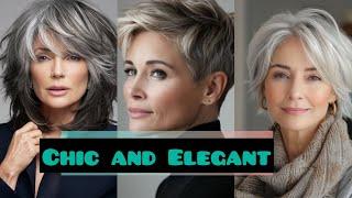 Elegant Hairstyles for Women Over 60| Natural Women over 60