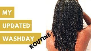 WASH DAY ROUTINE FOR LONGER NATURAL HAIR // KENYAN