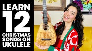 Learn How To Play 12 EASY Christmas Songs On Your Ukulele Today!