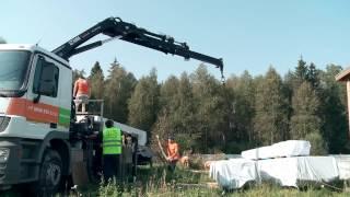 Строительство деревянного дома из клееного бруса  GOOD WOOD