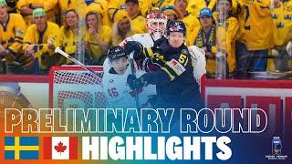 Highlights: Sweden vs Canada | 2025 #MensWorlds #IIHF