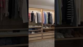 fill my wardrobe with me!  #asmr #satisfying #roommakeover #ikea #organization #aesthetic