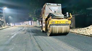 NDOKI ROAD CONSTRUCTION  AS CONTRACTORS WORKED DURING NIGHT SHIFT JUST TO DELIVER AS SCHEDULE