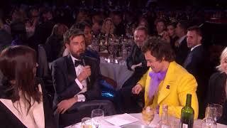 Jack Whitehall chatting with Harry Styles (Brit Awards 2020)