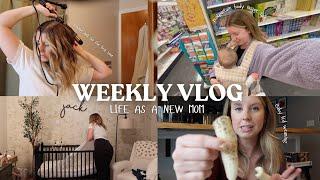 A WEEK IN THE LIFE OF A NEW MOM | postpartum body talks, baby led weaning, leaving jack overnight