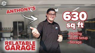 Anthony's Relatable Garage: A Car Enthusiast's Clean-Slate Build | 3-Car Bay (630 sq. ft.)