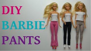 Barbie doll pants. DIY Barbie clothes #7  