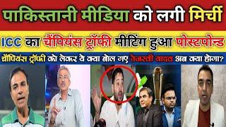 Pak Media and Salman Butt Angry ICC Meeting Postponed | Tejaswi Yadav Comment in Favours of Pakistan