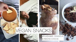 VEGAN SNACKS // NACHO CHEESE, MYLKSHAKE