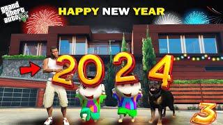 GTA 5 : Franklin Shinchan & Pinchan Celebrate New Year 2024 GTA 5 !