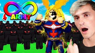 I got the NEW STRONGEST HERO and took on INFINITE MODE! INSANE! (Roblox)