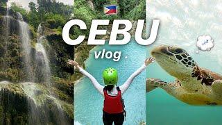 [ CEBU TRAVEL VLOG] 5D 4N : oslob whale shark watching, canyoneering in MOALBOAL, tumalog Falls