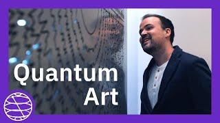Using Real Quantum Hardware to Make Art Creatives in Quantum