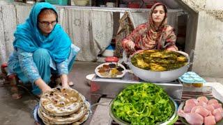 Village Life || Sham Ka Khana Chicken Methi Recipe Tandoori Roti Ke Sath || Irma's family