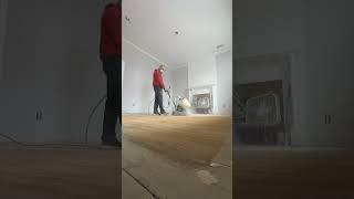 Sanding down 120 year old floors