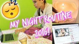 My Everyday Night Routine For School | 2016