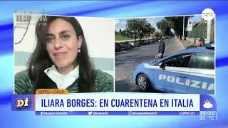 Iliara Borges, uruguaya en Italia: "Es una prueba bastante fuerte psicológicamente "