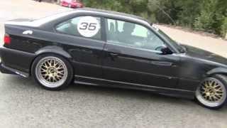 BMW M3 E36 ESS (550 bhp) vs. 911 Turbo St.2. Exhaust&Burnout&1 Mile