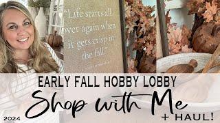 Hobby Lobby Shop with Me and Haul | Early Fall + Home Decor | 2024