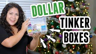 Open Ended Play Ideas - Dollar Store Tinker Tray & Boxes