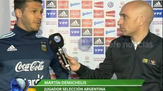 Entrevista a Demichelis - Telefe Noticias