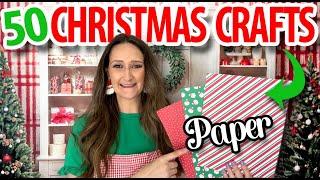 *50* BEST Christmas paper crafts!  ️ Family Friendly ️ Budget Friendly | Dollar Tree DIYs 2024