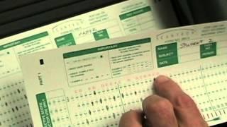 How to use the Scantron Machine