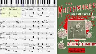 The Matchmaker by Rozier Daughtry (1903, Ragtime piano)